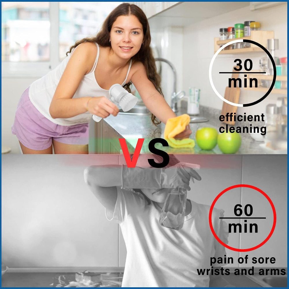 USB Charging 5 in 1 Magic Brush